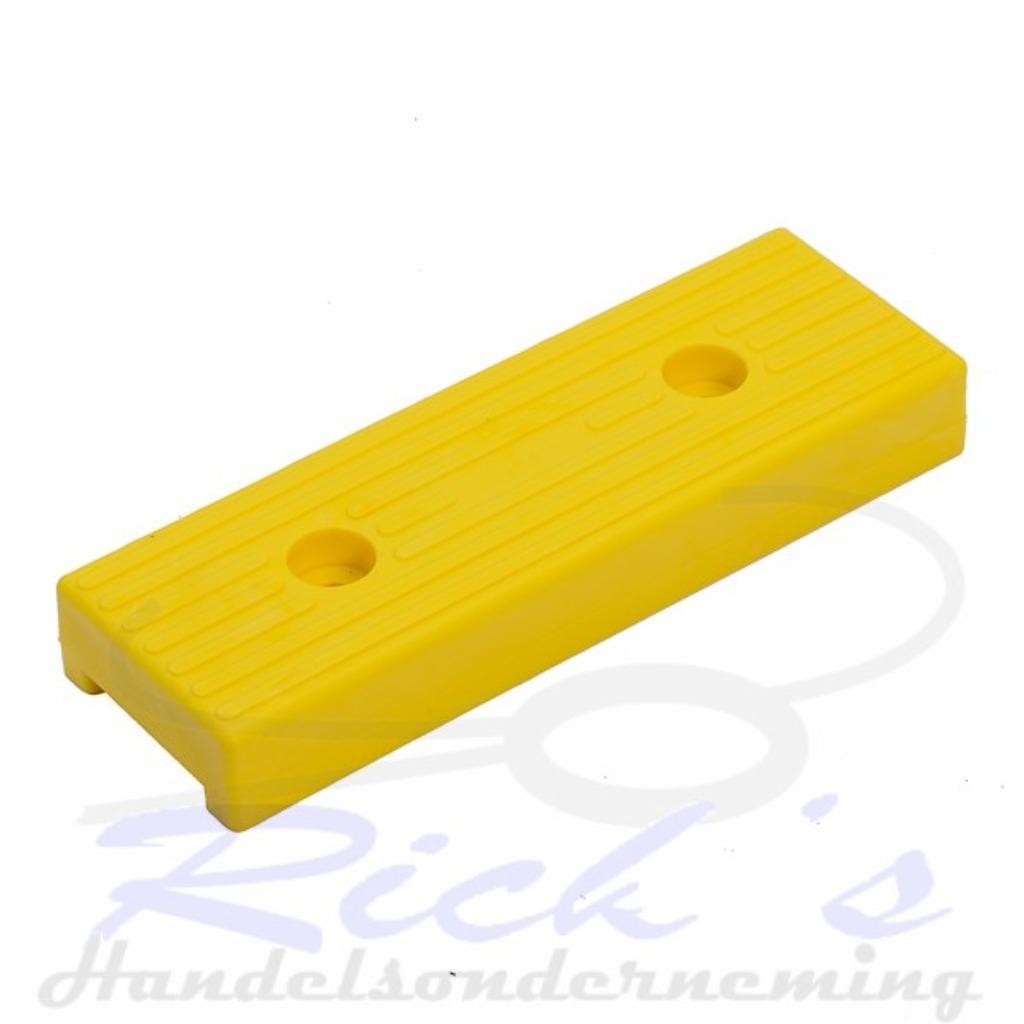 Bootzijsteun, bootkussen van kunststof geel, Enlèvement ou Envoi, Neuf
