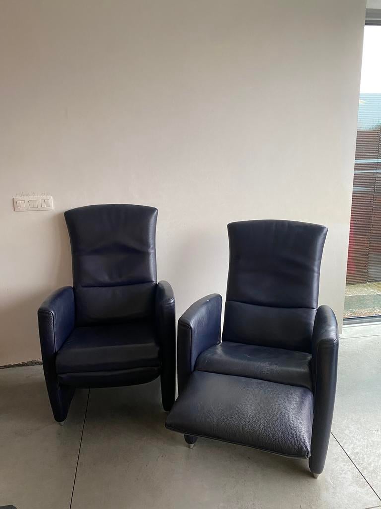 Donkerblauwe Jori stoelen, Enlèvement, Utilisé