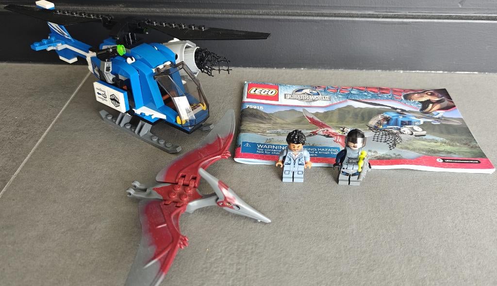 Lego 75915 Jurassic Park Pteranodon Vangst, Enlèvement, Comme neuf, Ensemble complet, Lego