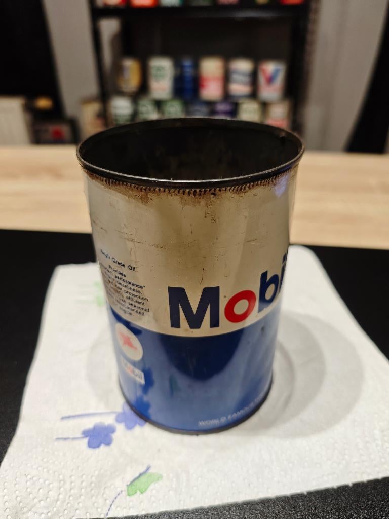 Bidon d’huile olieblik olie blik oil can vintage, Enlèvement ou Envoi, Utilisé, Emballage