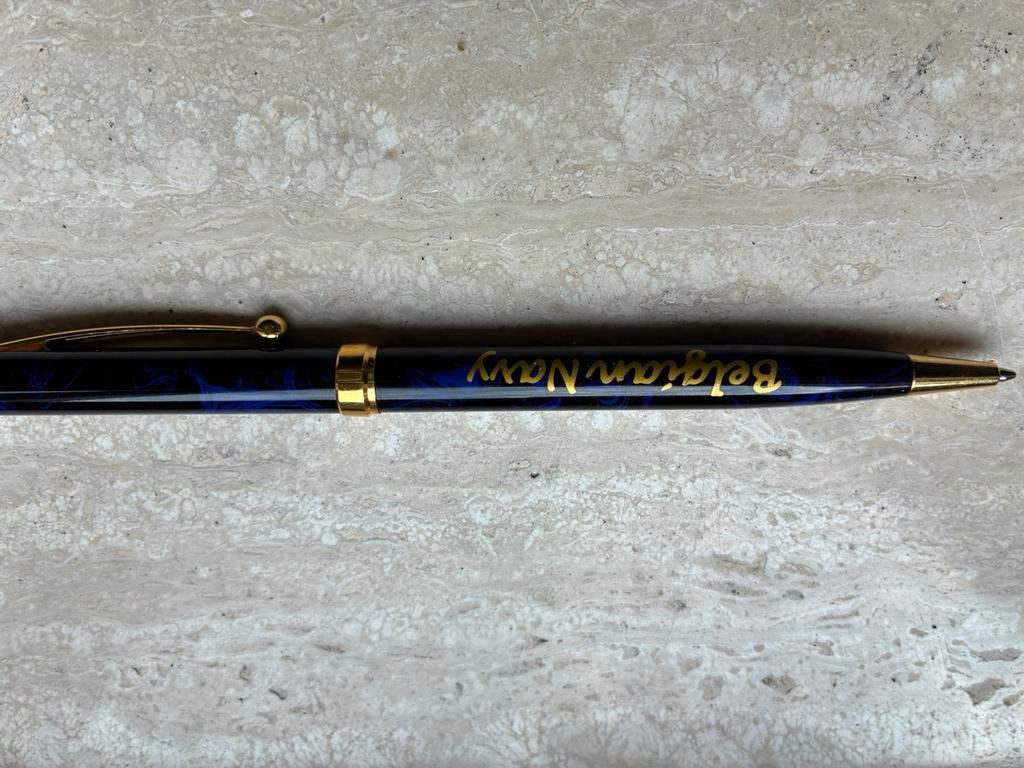 Stylo Belgian Navy, Collections, Envoi, Comme neuf, Stylo à bille
