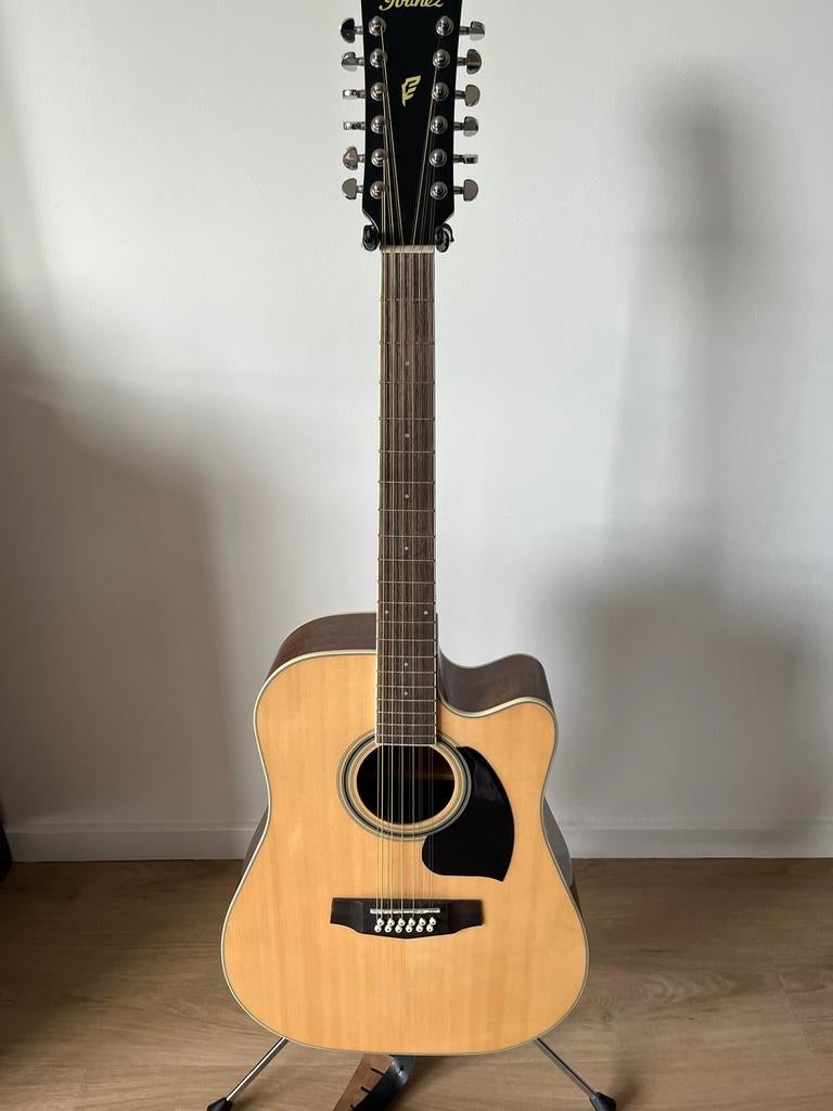 Ibanez 12 string gitaar met pickup, Ophalen, Zo goed als nieuw