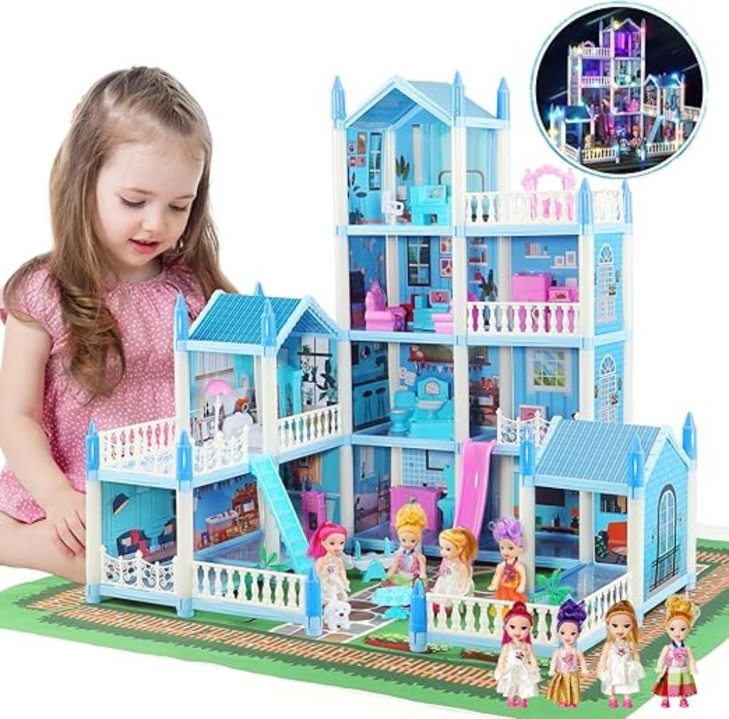 Maison de poupée avec meubles et accessoires LIVRAISON GRATU, Enfants & Bébés, Jouets | Maisons de poupées, Envoi, Neuf, Maison de poupées