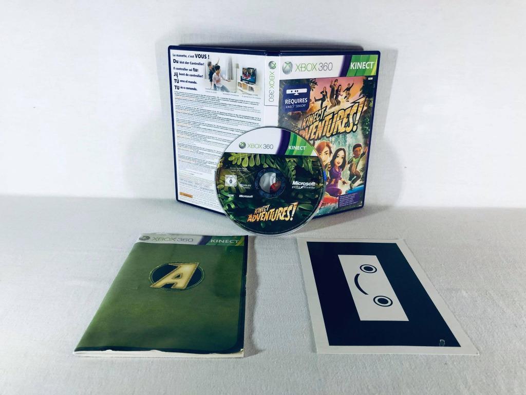 Kinect Adventures Xbox 360 EUR Complet Etat correct, 2 joueurs, Autres genres, Utilisé, À partir de 3 ans