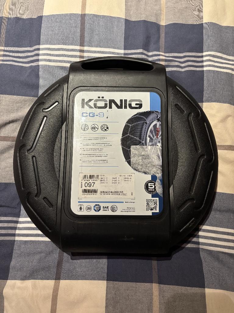 Chaîne voiture König CG-9 en parfait état, Autos : Divers, Chaînes, Enlèvement ou Envoi, Comme neuf