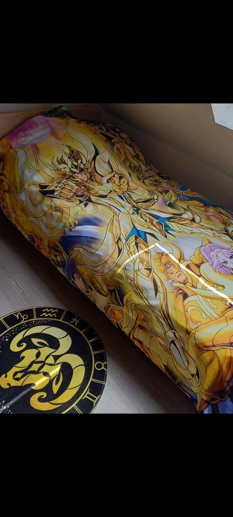 Magnifique housse de couette 140x200 Saint seiya, Enlèvement, Housse de couette