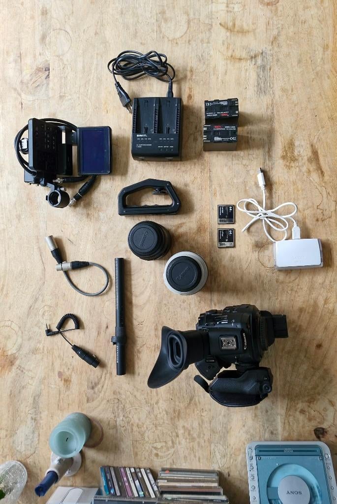 Canon EOS C300 + Lenzen + Accessoires, Audio, Tv en Foto, Ophalen of Verzenden, Gebruikt