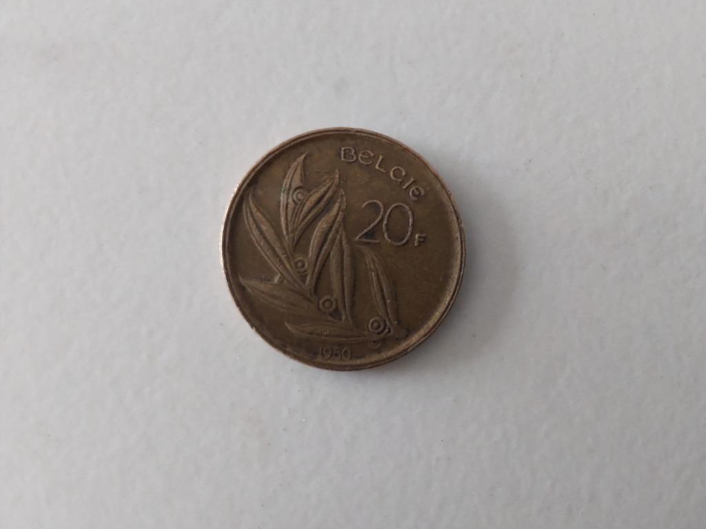 België - 20 F - 1980, Ophalen