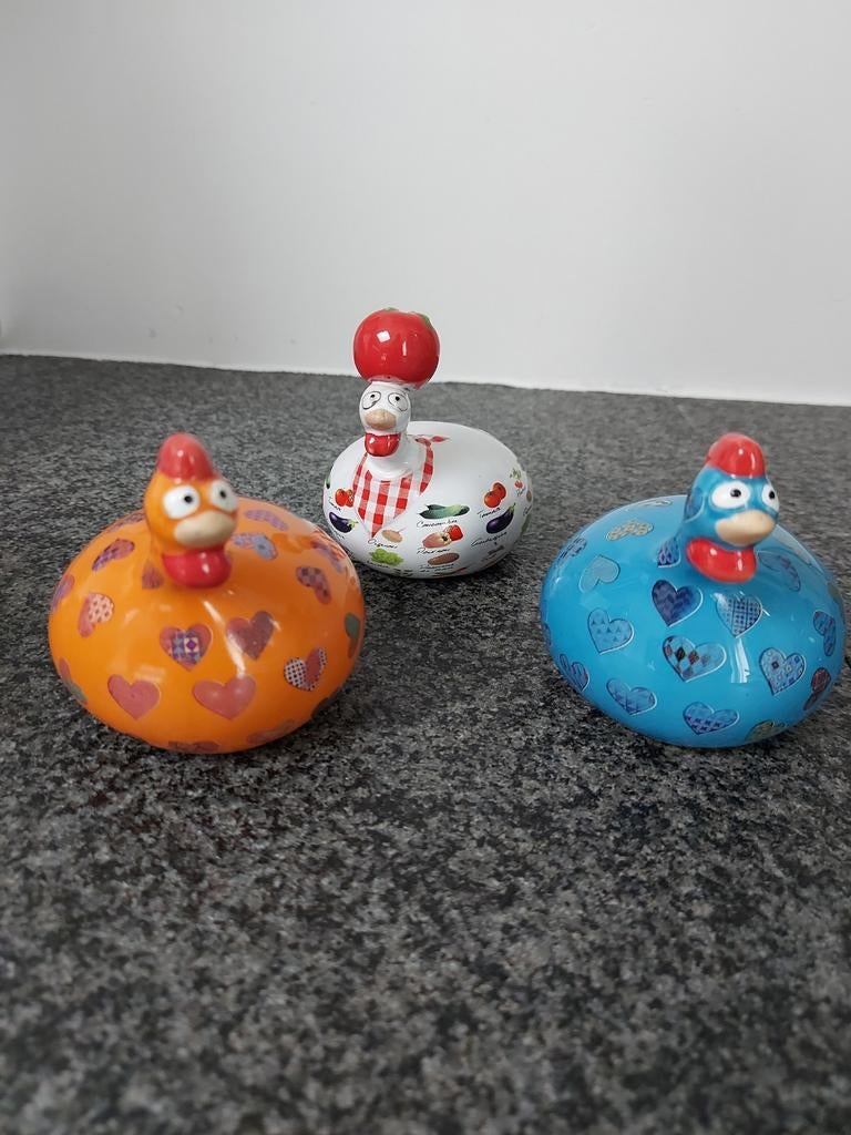 Petites poules J line J-line 4€/pce, Maison & Meubles, Envoi, Comme neuf
