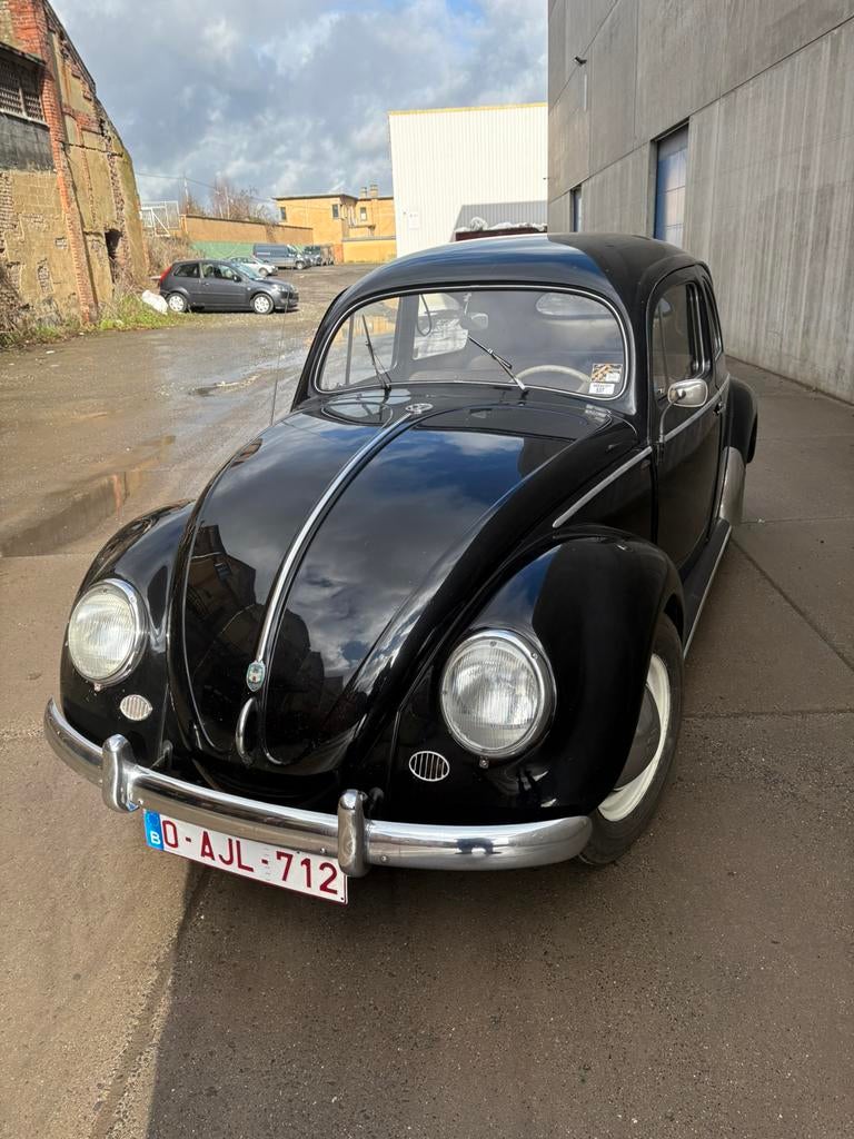 Coccinelle Ovale 1956, Auto's, Achterwielaandrijving, Zwart, Handgeschakeld, Particulier