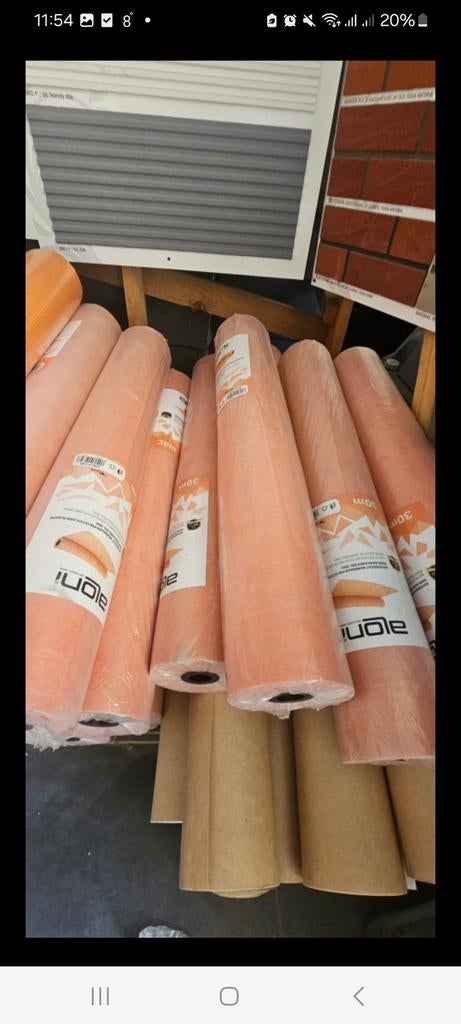 Natte d'étanchéité 30m, Bricolage & Construction, Outillage | Outillage à main, Enlèvement ou Envoi