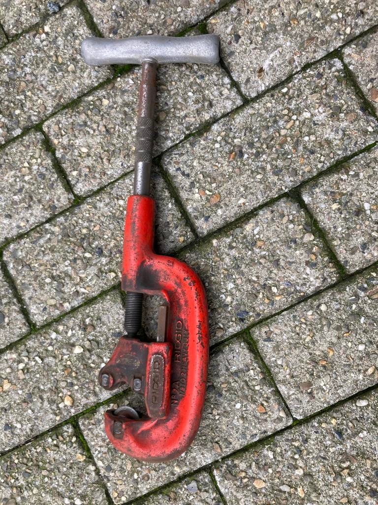 Pijpsnijder Ridgid, Ophalen, Gebruikt