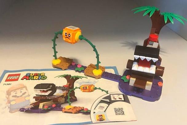 Lego Super Mario 71381 - Chain Chomp-junglegevecht, Kinderen en Baby's, Speelgoed | Duplo en Lego, Zo goed als nieuw, Lego, Ophalen of Verzenden