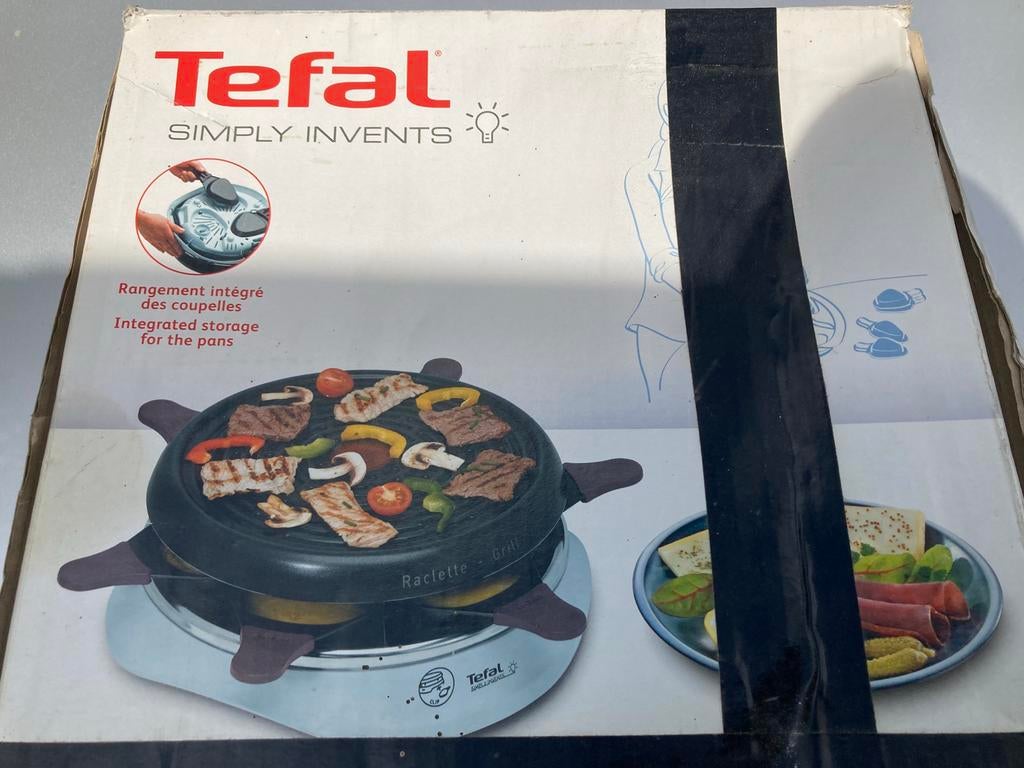 Tefal: grill raclette, Ophalen, Zo goed als nieuw, 4 t/m 7 personen