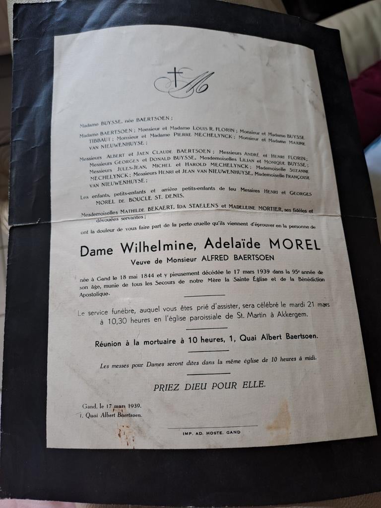 Doodsbrief, Verzamelen, Ophalen of Verzenden