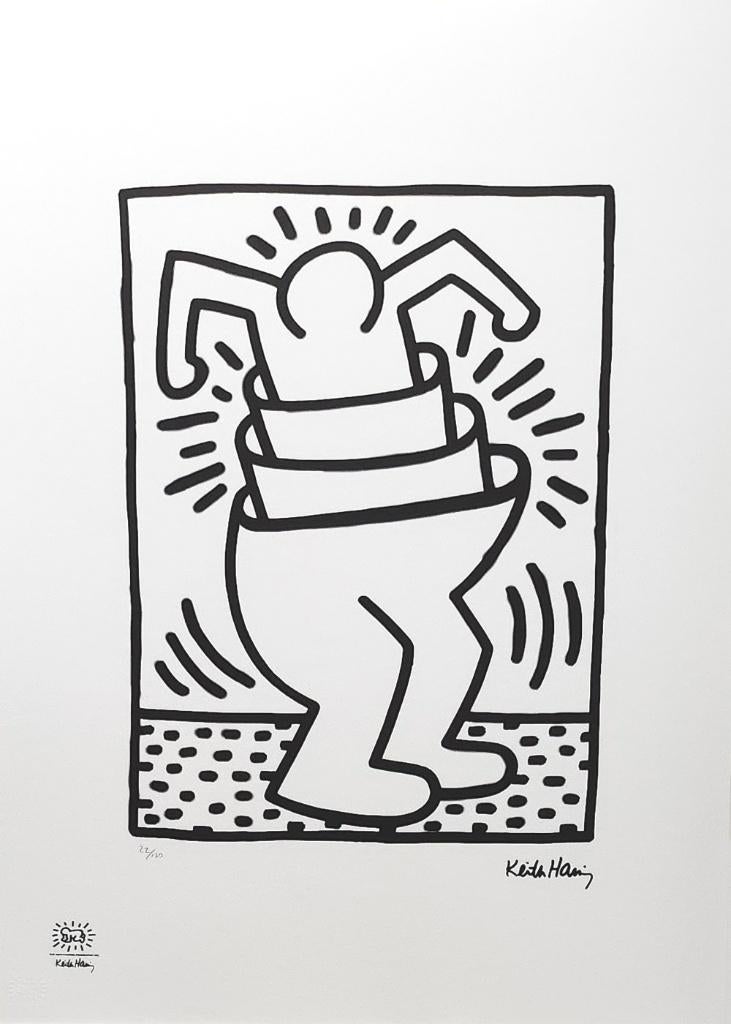 Keith Haring - Bekerman, Antiek en Kunst, Ophalen of Verzenden