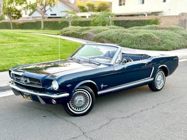 Ford Mustang Cabrio 289 ci V8 1965 Oldtimer, Auto's, Ford, Particulier, Te koop, Mustang, Benzine, Cabriolet, Automaat, Blauw