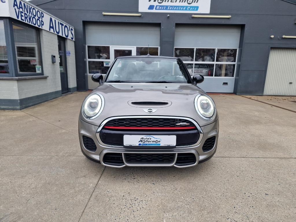 MINI John Cooper Works Cabrio 231PK * LED * HEADUP, Autos, Mini, Cruise Control, Argent ou Gris, Achat, Euro 6