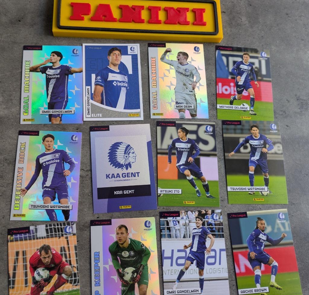 Panini trade cards/adrenaline 12X GENT  2024 /25 voetbal, Verzenden, Nieuw