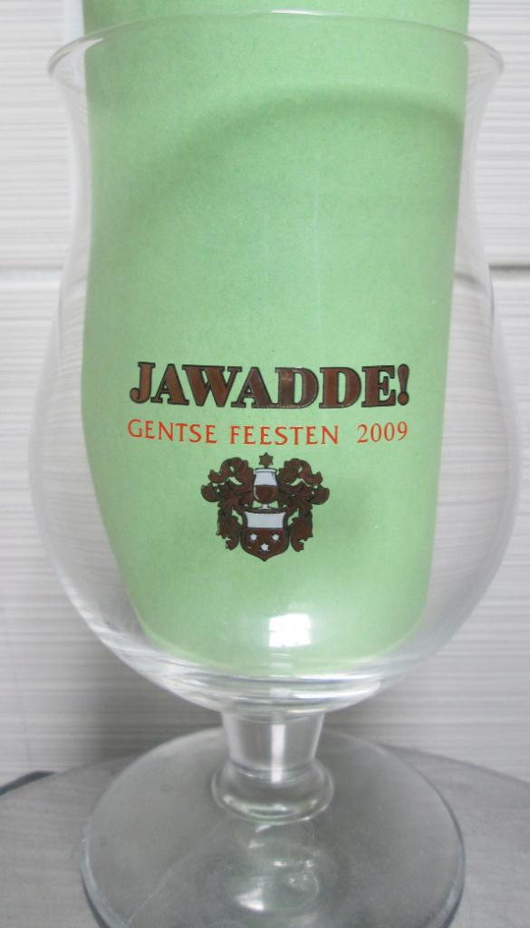 Mooi Duvel-glas van de Gentse Feesten van 2009, Ophalen of Verzenden, Gebruikt, Glas of Glazen, Duvel