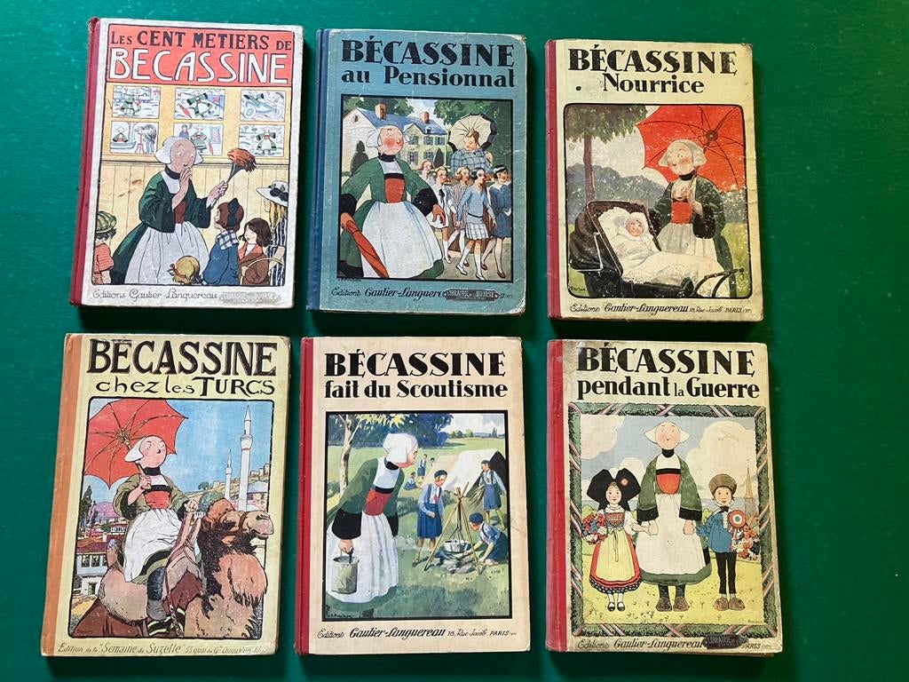 Bécassine. Lot de 16 Anciennes Bds, Enlèvement, Utilisé