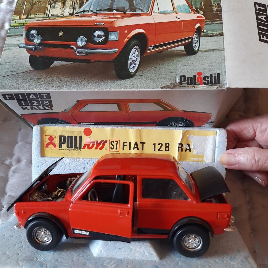 POLISTIL 1/24 : FIAT 128 RALLY * MIB *, Ophalen, Nieuw, Auto, Overige merken