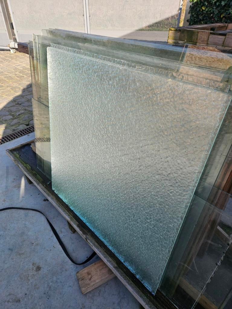 Glas voor serre, Ophalen