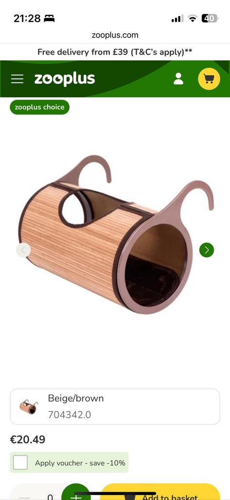 Kattenbed/hanger radiator, Ophalen, Zo goed als nieuw