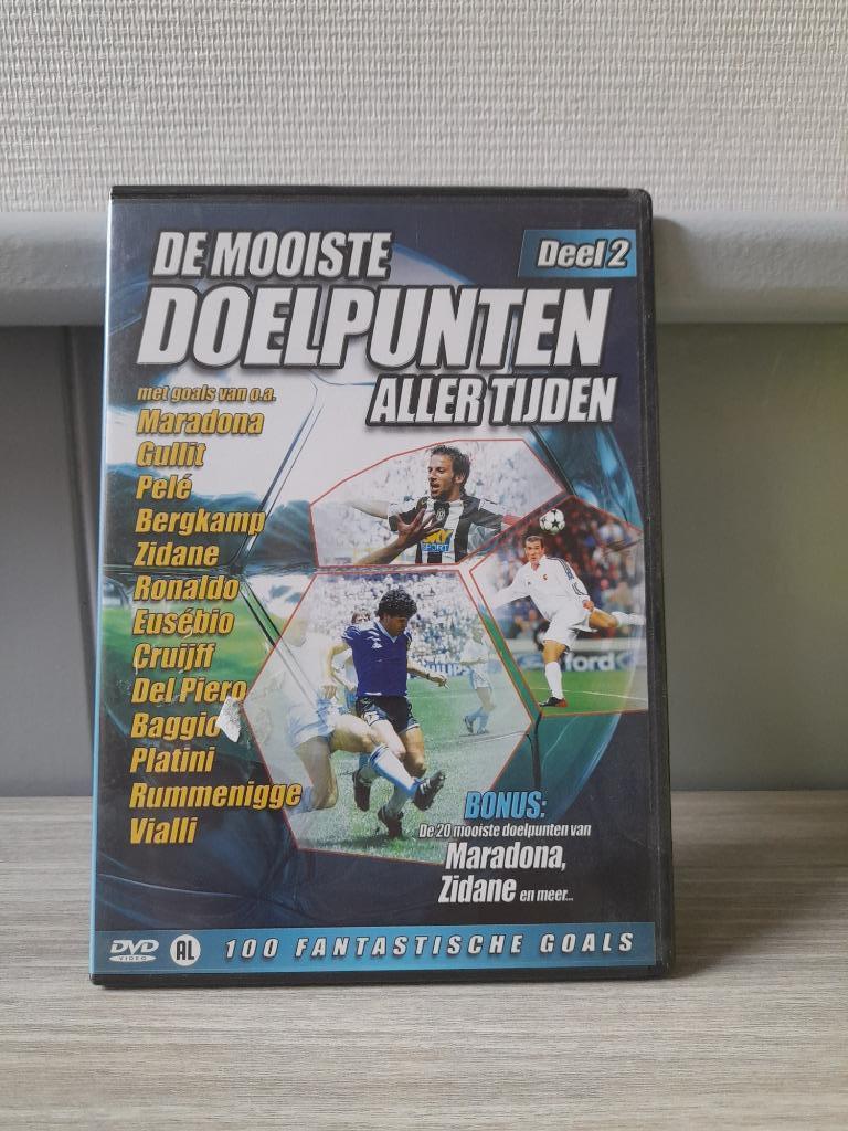 DVD 'De allermooiste doelpunten aller tijden deel 2', Tous les âges, Utilisé, Documentaire, Football