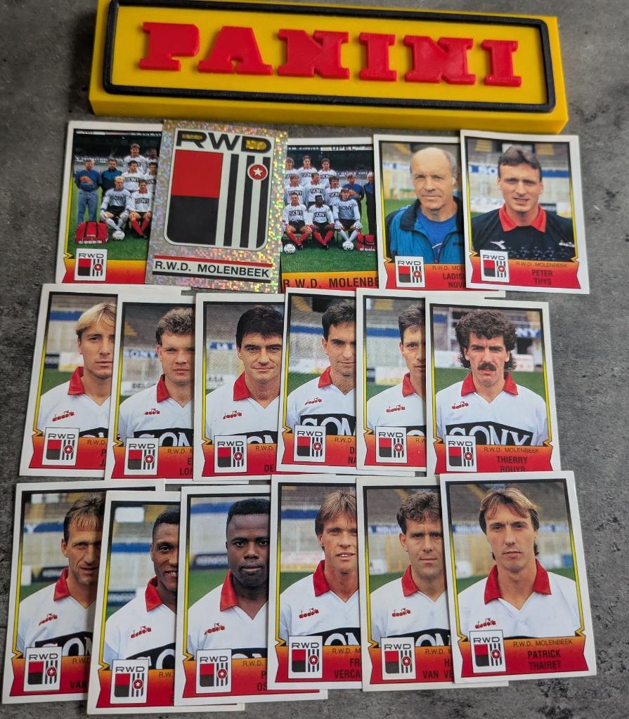 AUTOCOLLANTS PANINI FOOTBALL 92 17 1992  RWDM MOLENBEEK foot, Envoi, Neuf