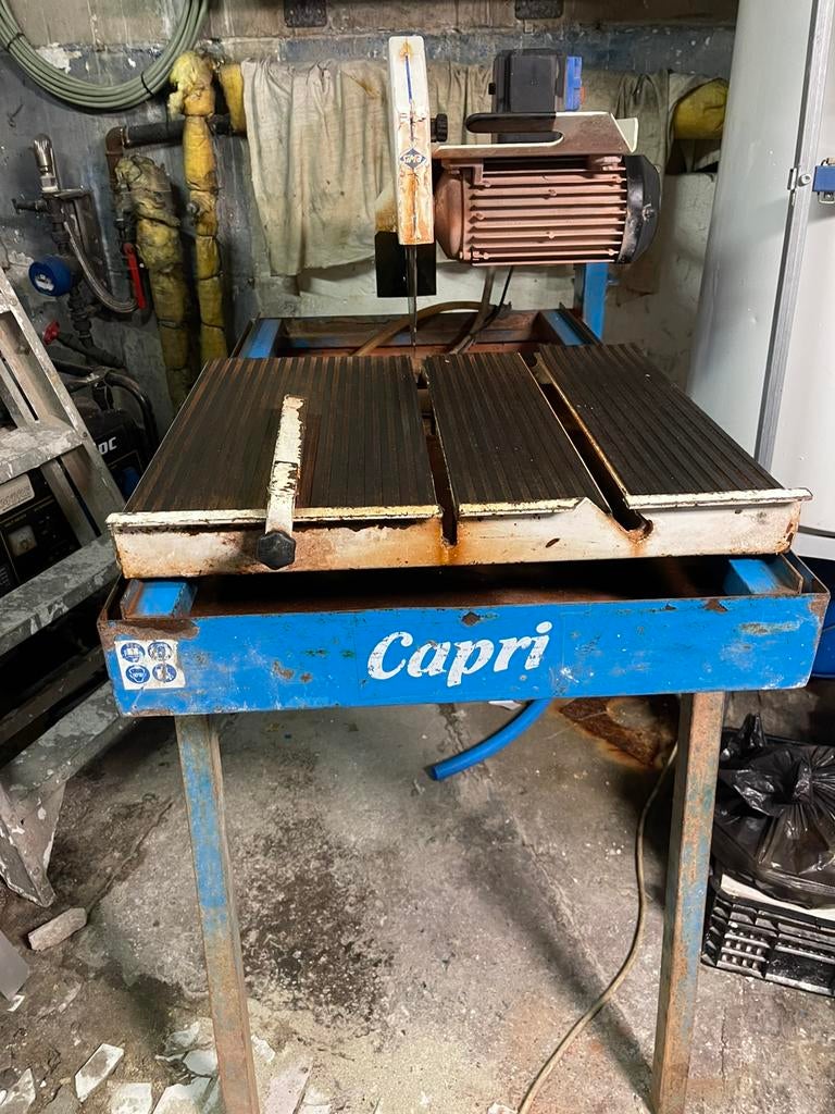 Scie sur table, Doe-het-zelf en Bouw, Werkbanken, Gebruikt, Inklapbaar, Ophalen of Verzenden