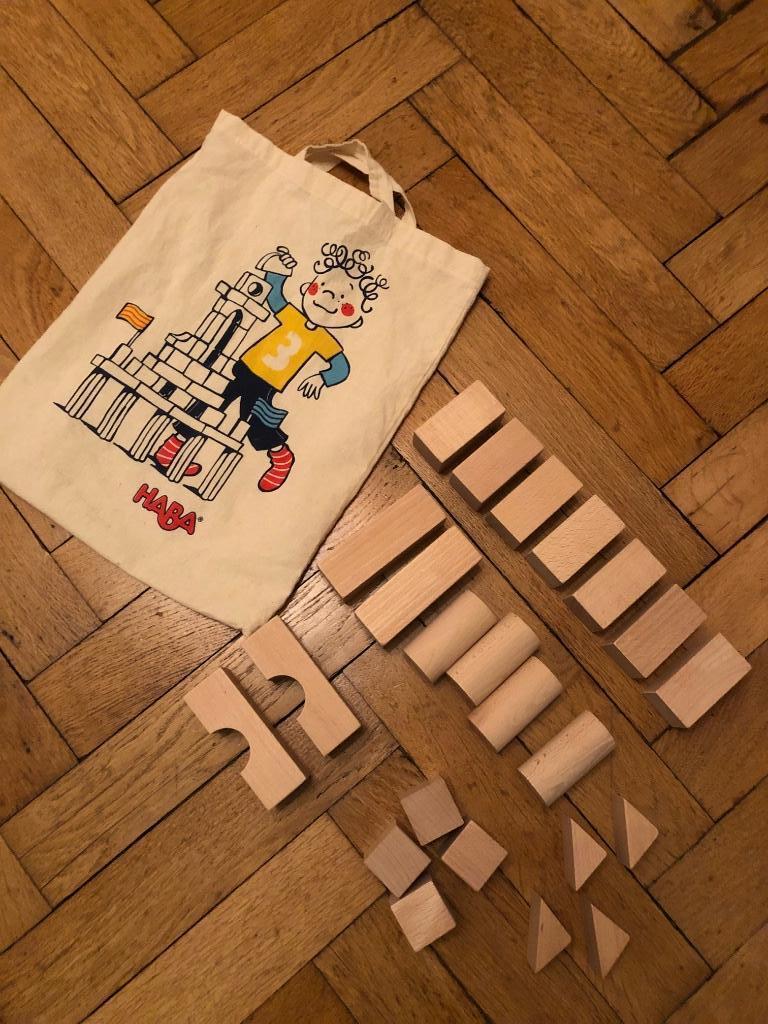 Haba houten bouwblokken, Ophalen of Verzenden, Zo goed als nieuw, Overige typen