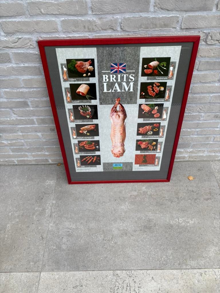 Brits lamsvlees in kader, Enlèvement, Comme neuf