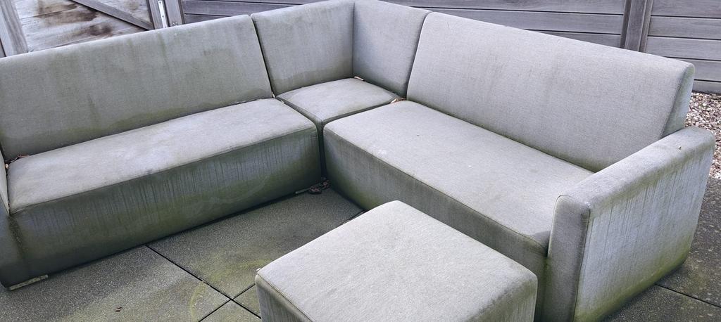 Buitenlounge gratis, Ophalen, Kunststof, Gebruikt, 6 zitplaatsen