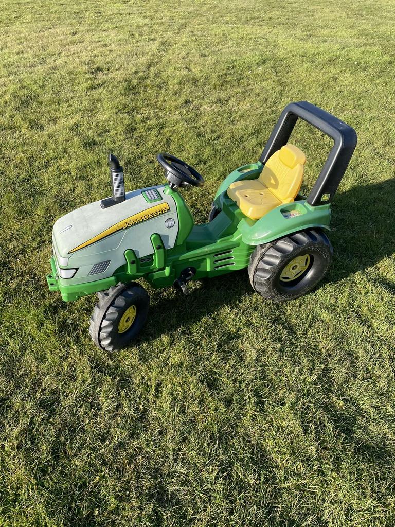 John deere traptractor, Ophalen, Zo goed als nieuw