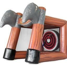 LOCATION: Fun Game: Lancer de Haches gonflable., Hobby & Loisirs créatifs, Enlèvement, Utilisé