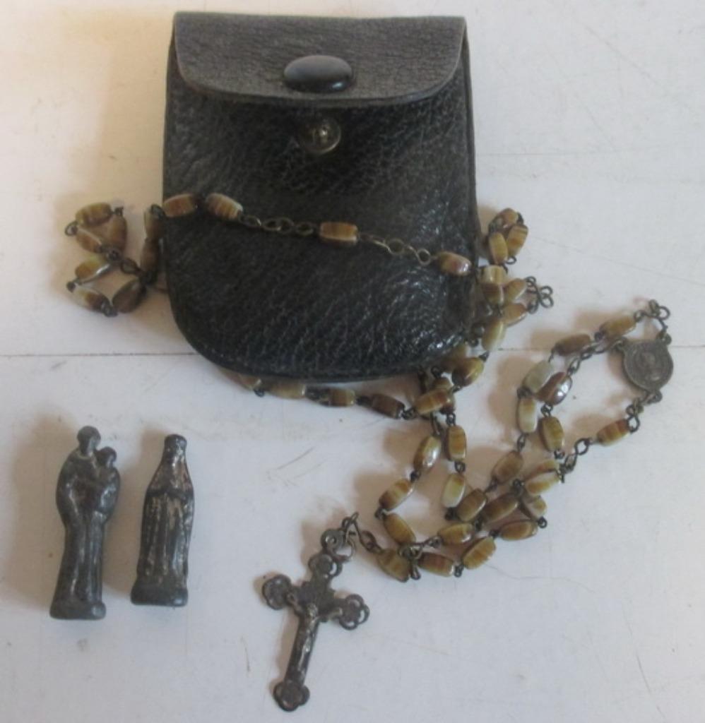 oude paternoster met kleine reisheiligen, Verzenden