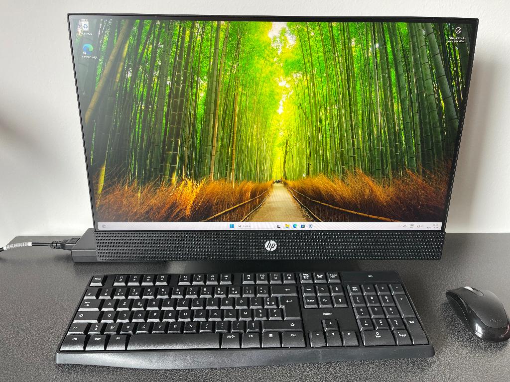 HP alles-in-één PC 21,5" – i5, 16 GB RAM, SSD Windows 11 Pro, Computers en Software, Desktop Pc's, Ophalen, 256 GB, Met monitor