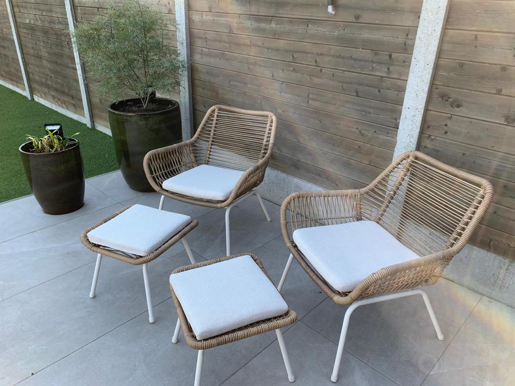 Loungesetje, Tuin en Terras, Ophalen, Zo goed als nieuw