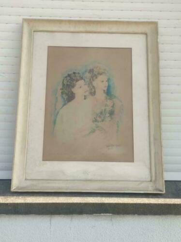 gravure 2 jeune fille signe mariette lydis, Antiquités & Art, Art | Eaux-fortes & Gravures, Gravure, Enlèvement ou Envoi