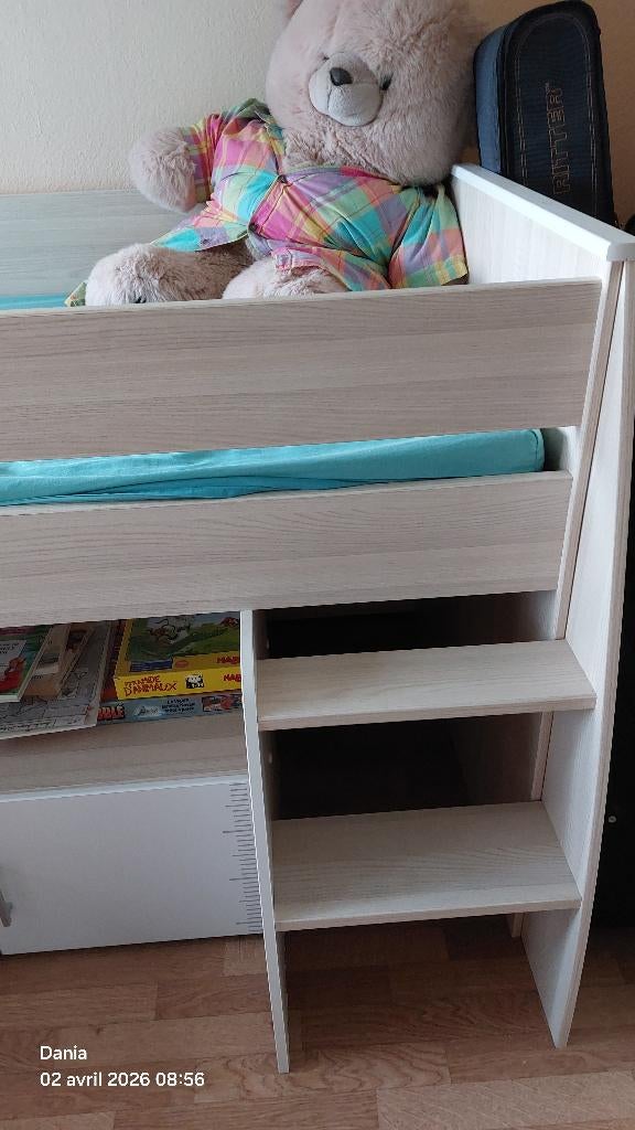 Lit enfant, Enlèvement, Comme neuf, Lit mezzanine ou Lit superposé