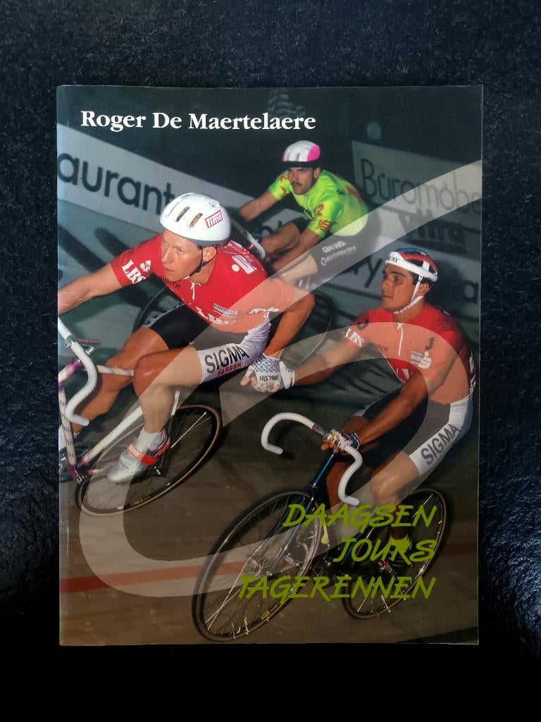 Zesdaagsen + gratis Wielerjaarboek 1981, Boeken, Verzenden, Roger De Maertelaere, Lopen en Fietsen, Zo goed als nieuw