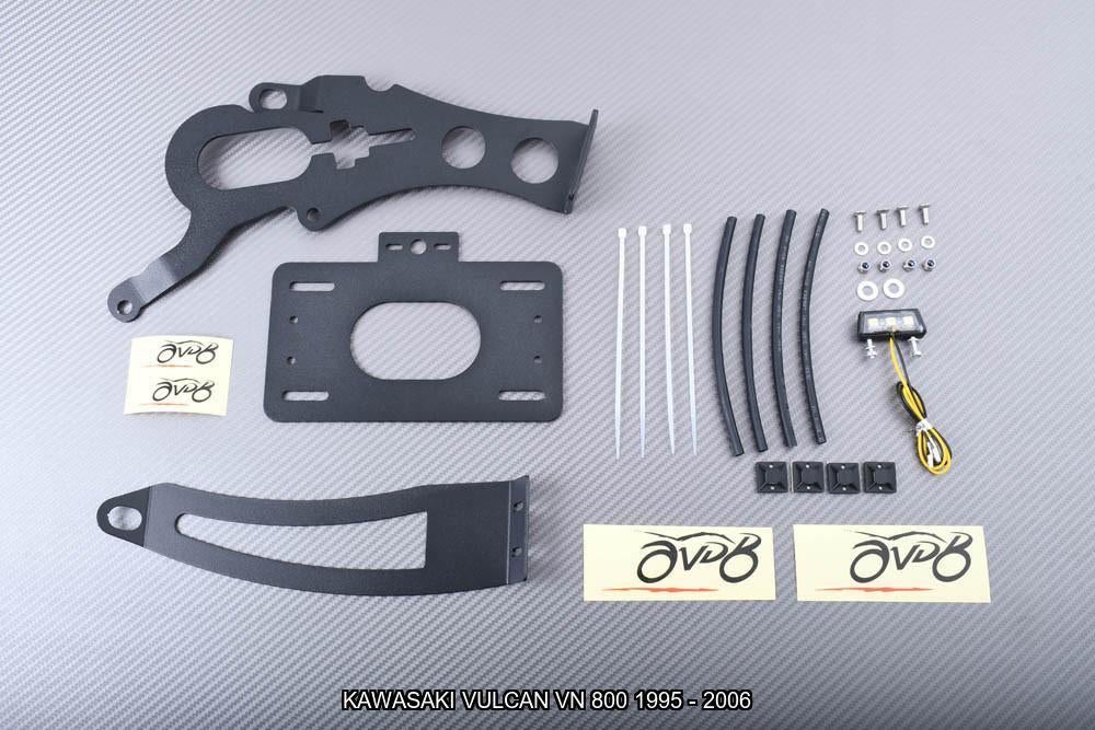 AVDB Kentekenplaathouder KAWASAKI VULCAN VN 800 1995 - 2006, Motoren, Accessoires | Overige, Nieuw, Ophalen of Verzenden