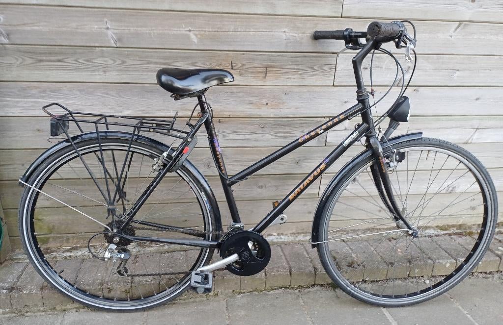 batavus damesfiets, Fietsen en Brommers, Ophalen, Gebruikt, Velgrem, Versnellingen