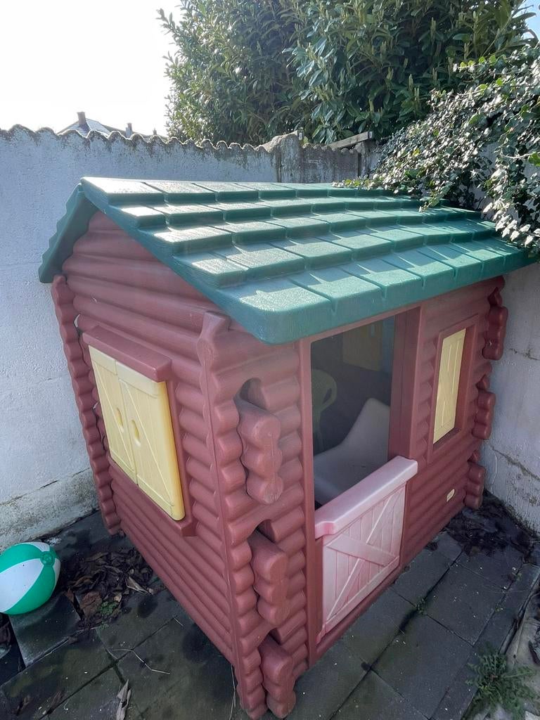 Little tikes blokhut speelhuis, Kinderen en Baby's, Ophalen, Gebruikt, Plastic