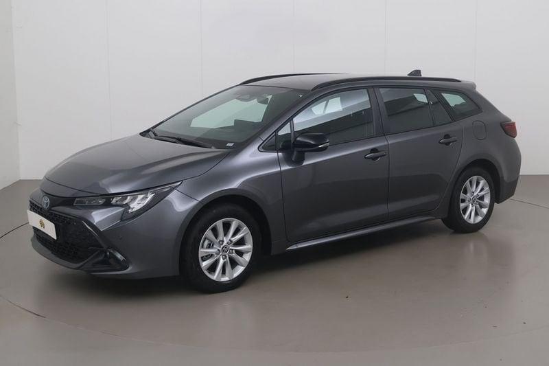 Toyota Corolla SW Hybrid (HEV) 1.8 dynamic e-cvt gpf 140 AT, Auto's, Toyota, Automaat, Gebruikt, Zwart, 4 cilinders
