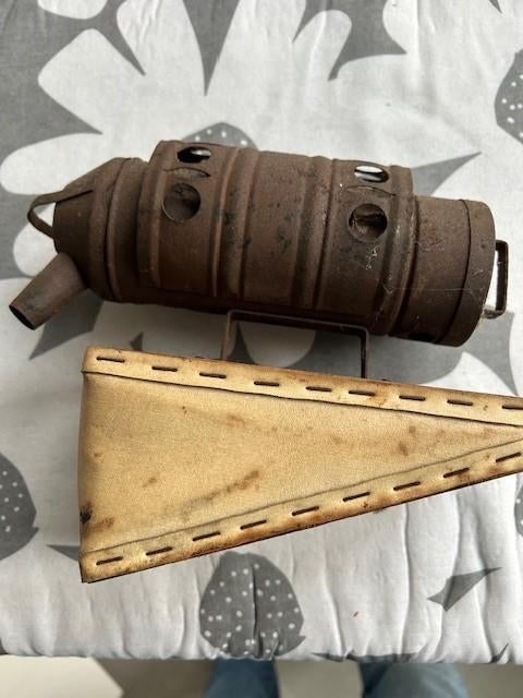 Honing sproeier antiek schuurvondst, Ophalen of Verzenden