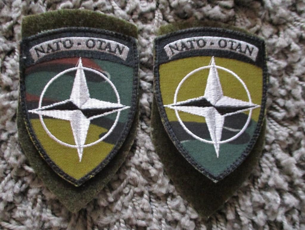 ABL - NAVO badge, Verzamelen, Ophalen of Verzenden, Landmacht, Embleem of Badge