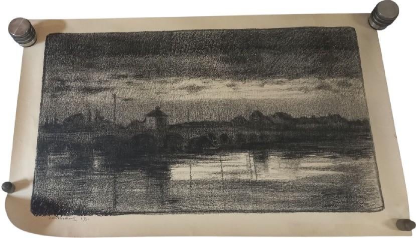 grote litho 21/25 Jan Maillard., Ophalen of Verzenden