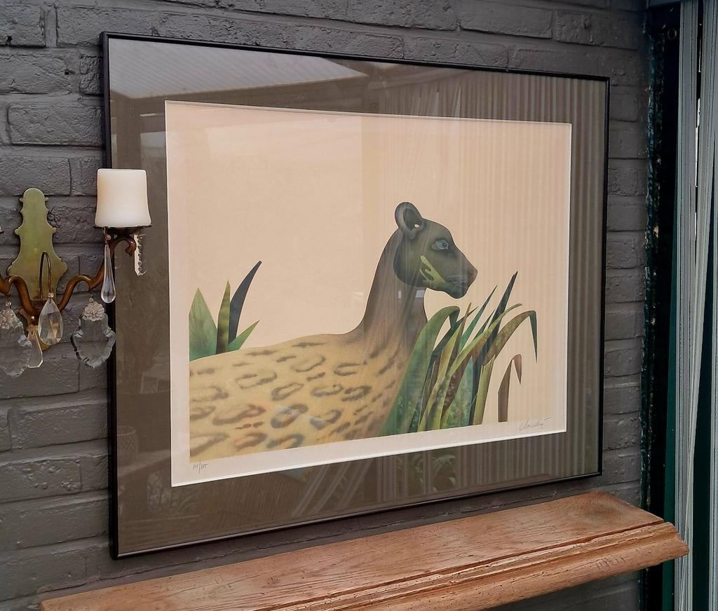 Lithographie couleur numérotée et signée à la main, Enlèvement